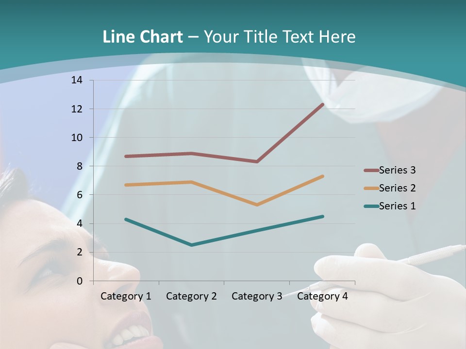 Two People Open Examining PowerPoint Template