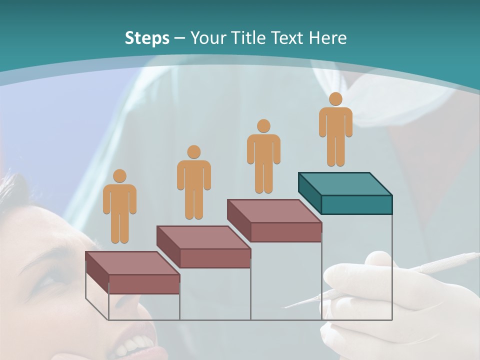 Two People Open Examining PowerPoint Template