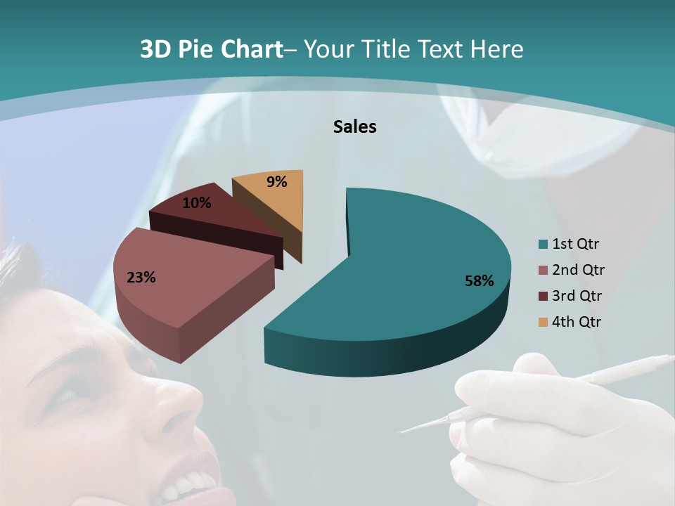 Two People Open Examining PowerPoint Template