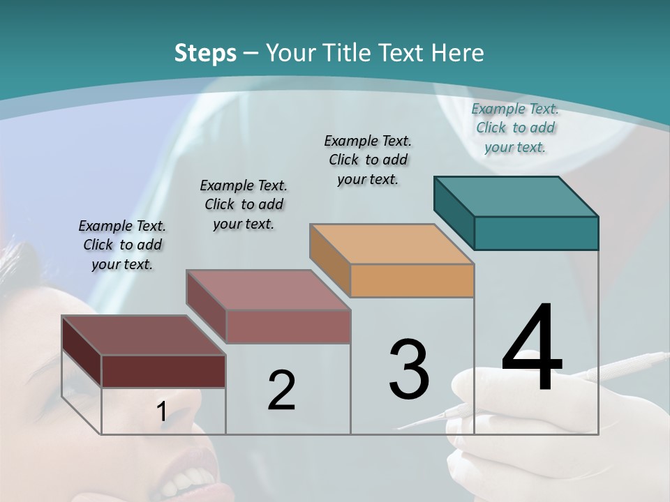 Two People Open Examining PowerPoint Template