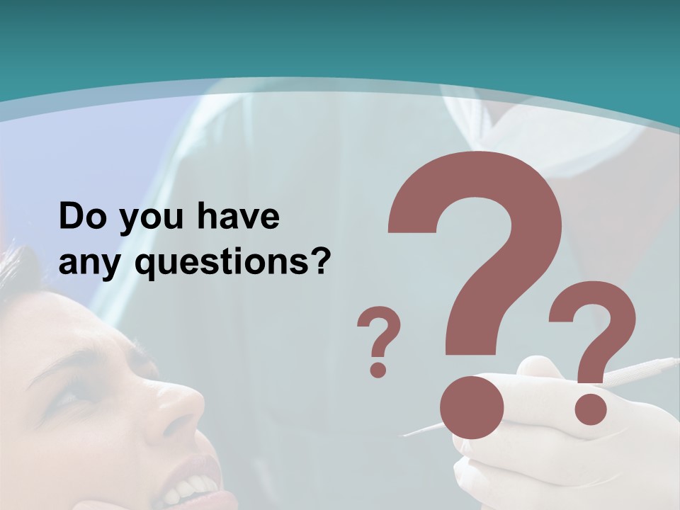 Two People Open Examining PowerPoint Template