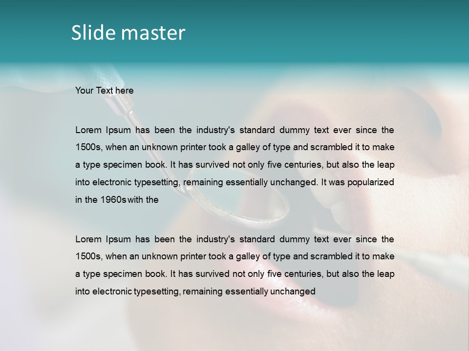 Surgeon Dentist Professional Occupation PowerPoint Template