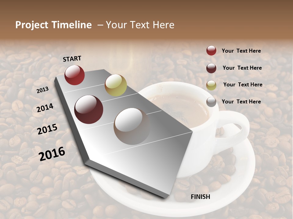 Aromatic Caffeine Drink PowerPoint Template