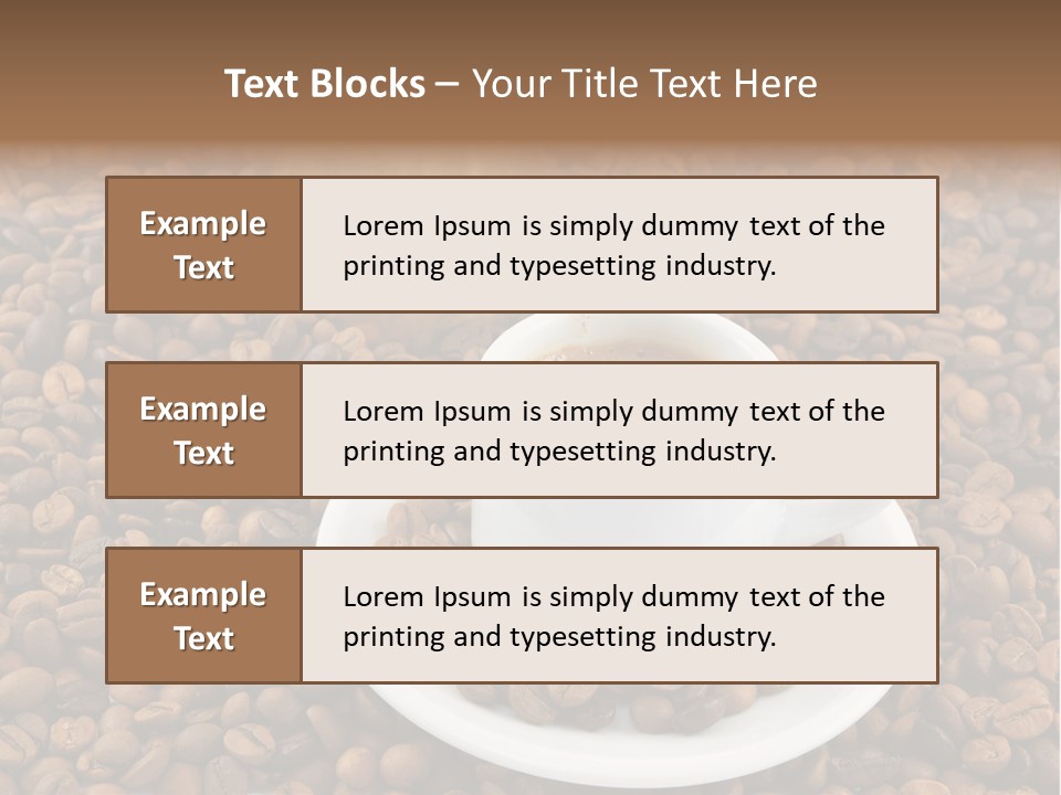 Aromatic Caffeine Drink PowerPoint Template