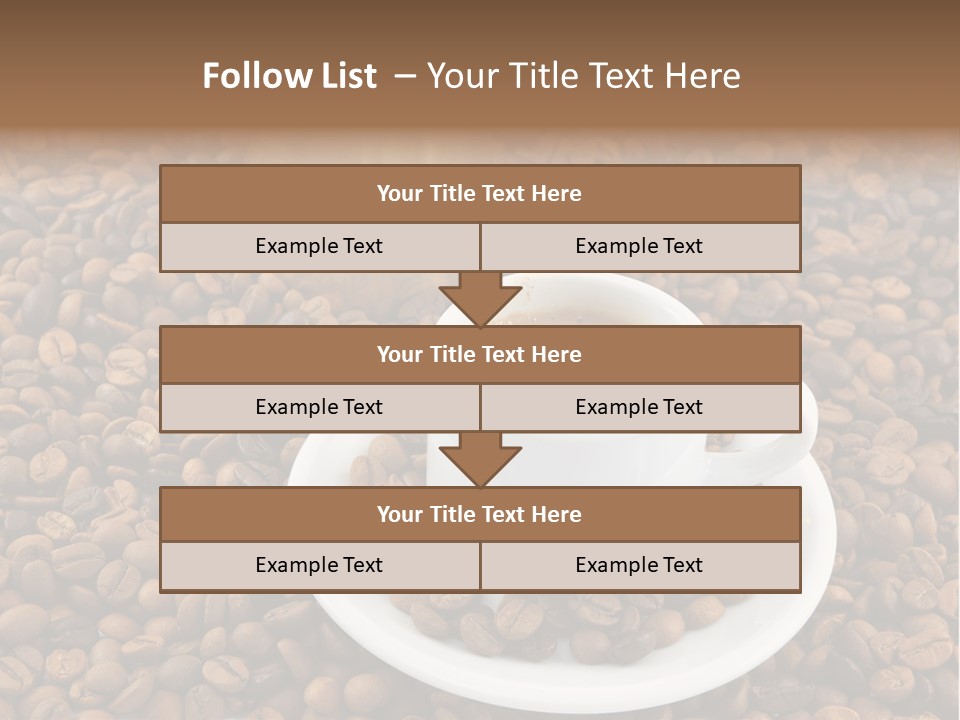 Aromatic Caffeine Drink PowerPoint Template