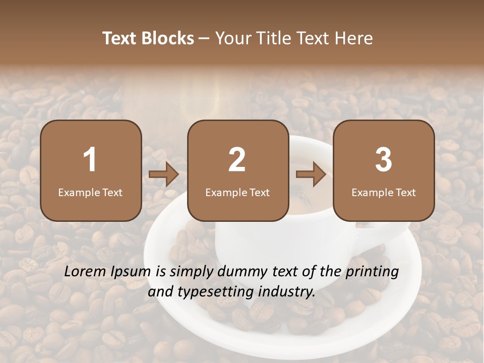 Aromatic Caffeine Drink PowerPoint Template