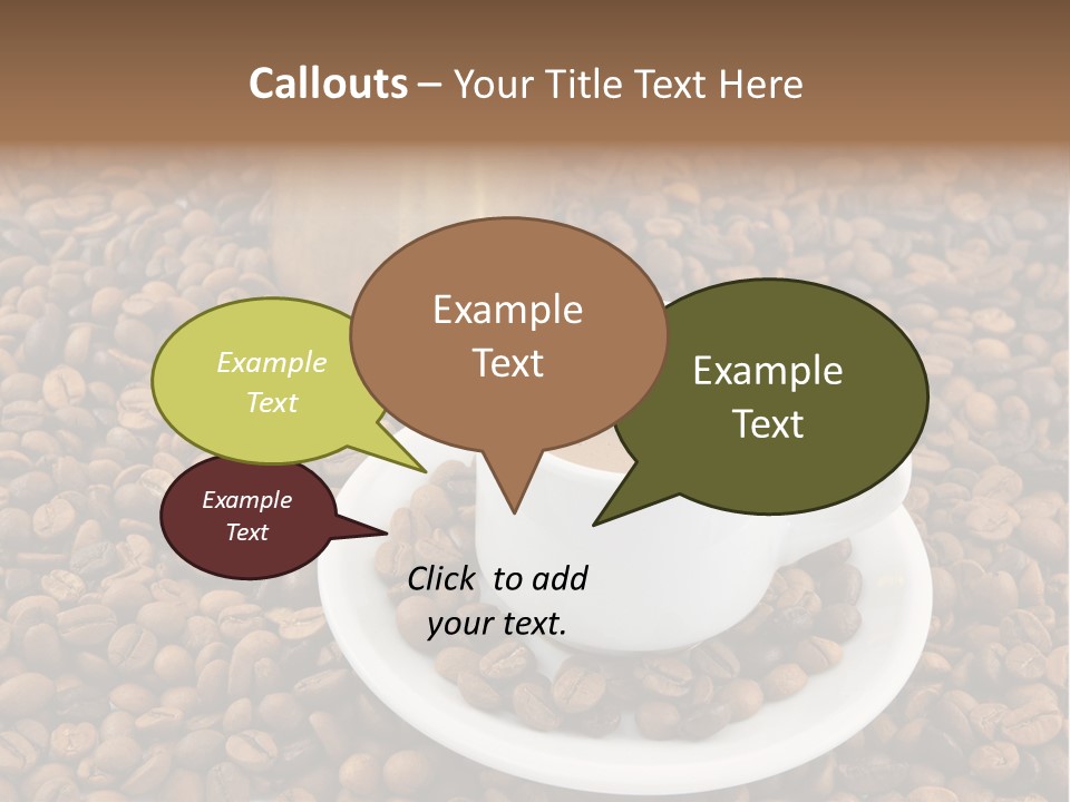 Aromatic Caffeine Drink PowerPoint Template