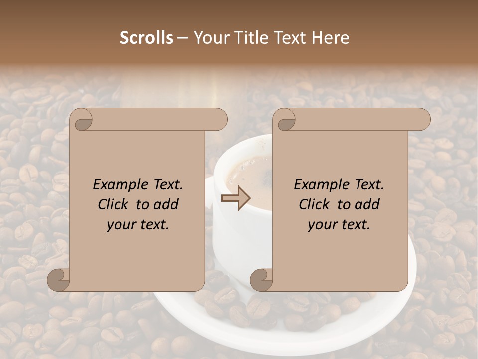 Aromatic Caffeine Drink PowerPoint Template