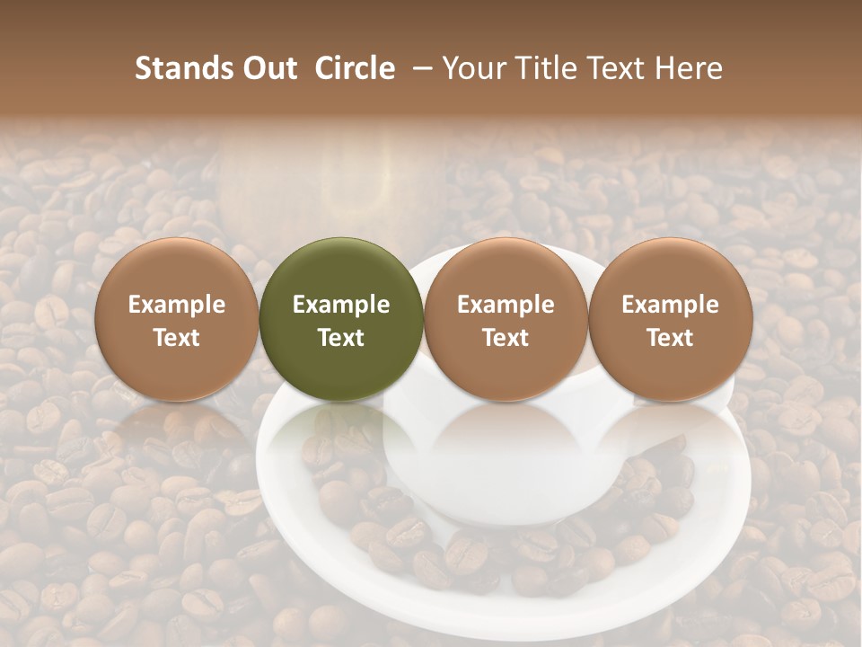 Aromatic Caffeine Drink PowerPoint Template