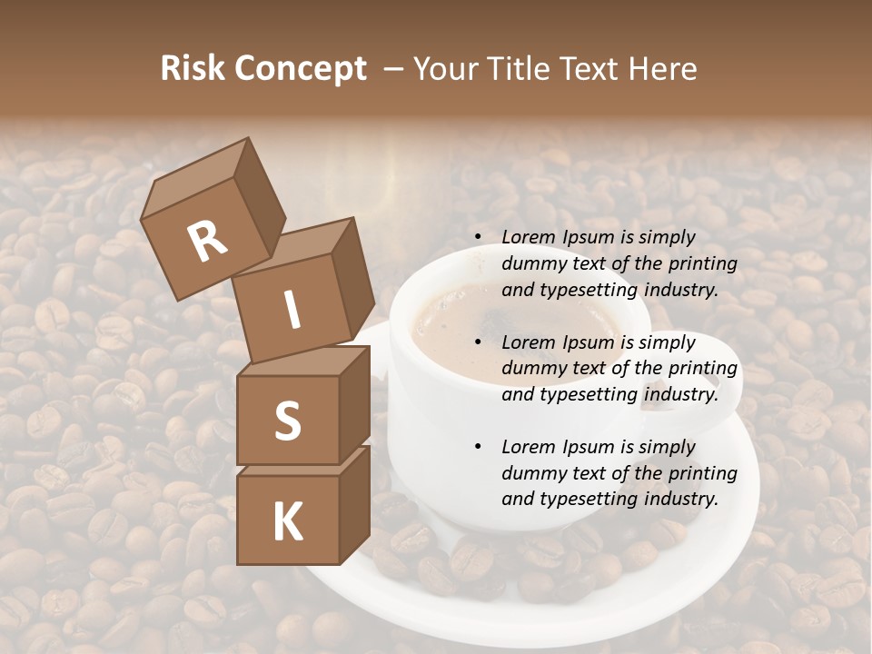 Aromatic Caffeine Drink PowerPoint Template