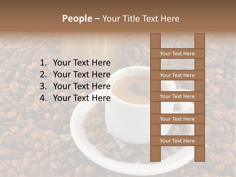 Aromatic Caffeine Drink PowerPoint Template
