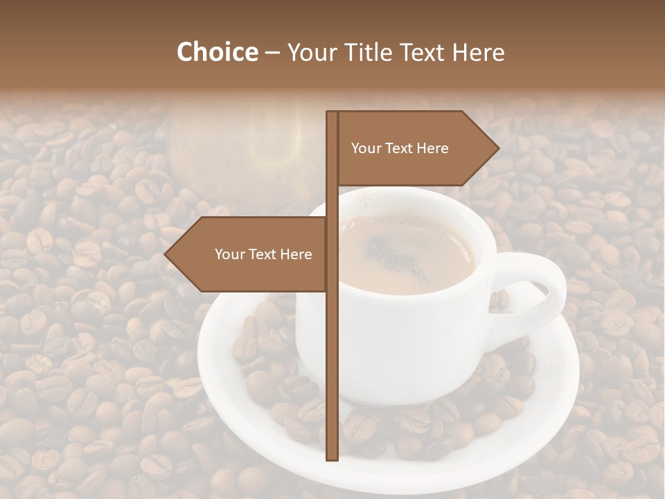 Aromatic Caffeine Drink PowerPoint Template