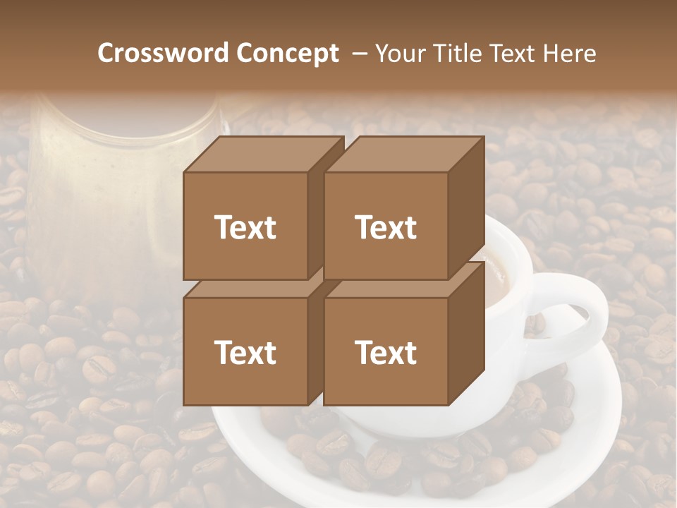 Hot Caffeine Coffee PowerPoint Template
