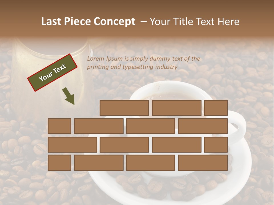 Hot Caffeine Coffee PowerPoint Template