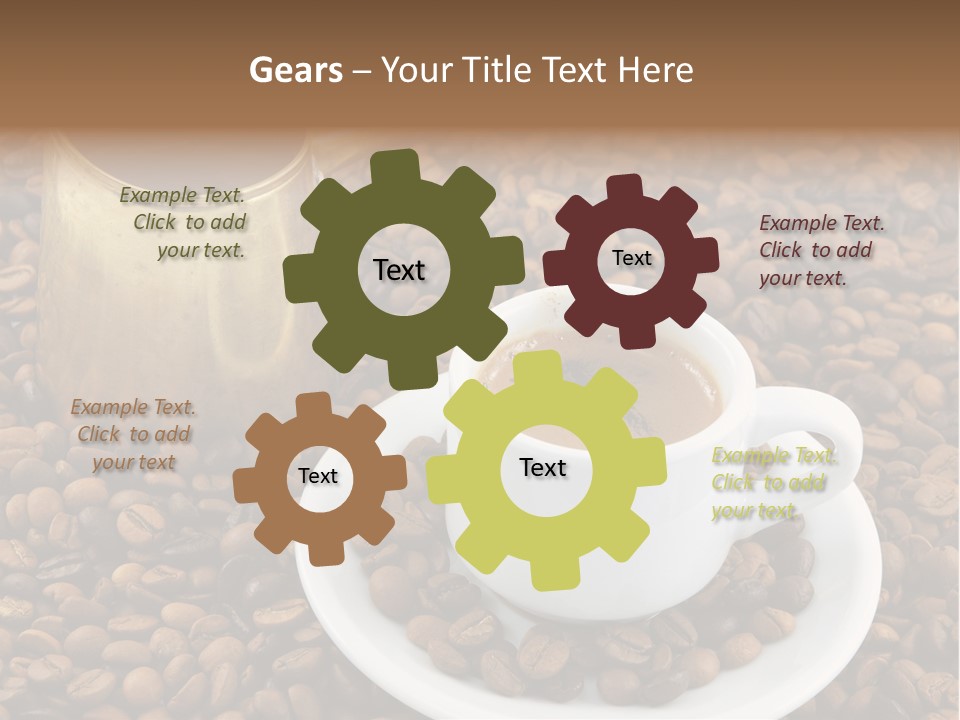 Hot Caffeine Coffee PowerPoint Template