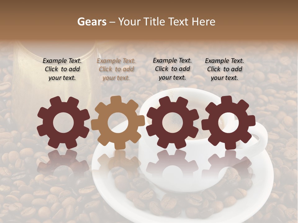 Hot Caffeine Coffee PowerPoint Template