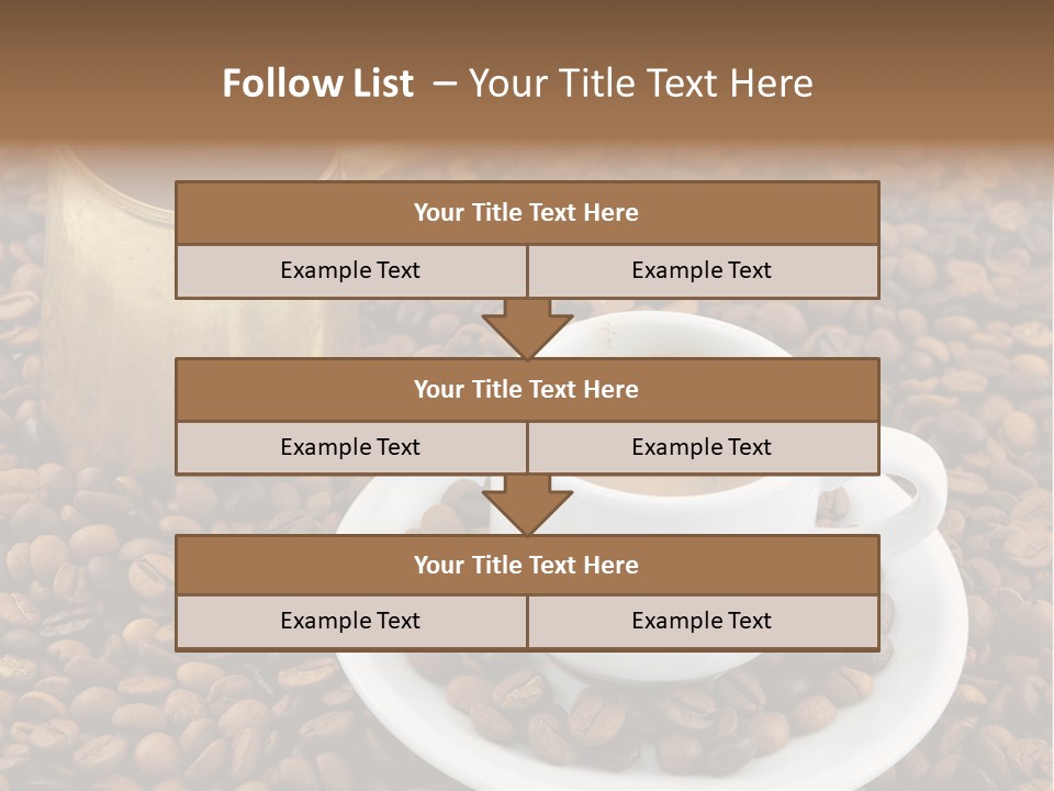 Hot Caffeine Coffee PowerPoint Template