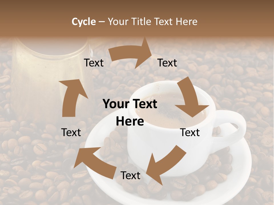 Hot Caffeine Coffee PowerPoint Template