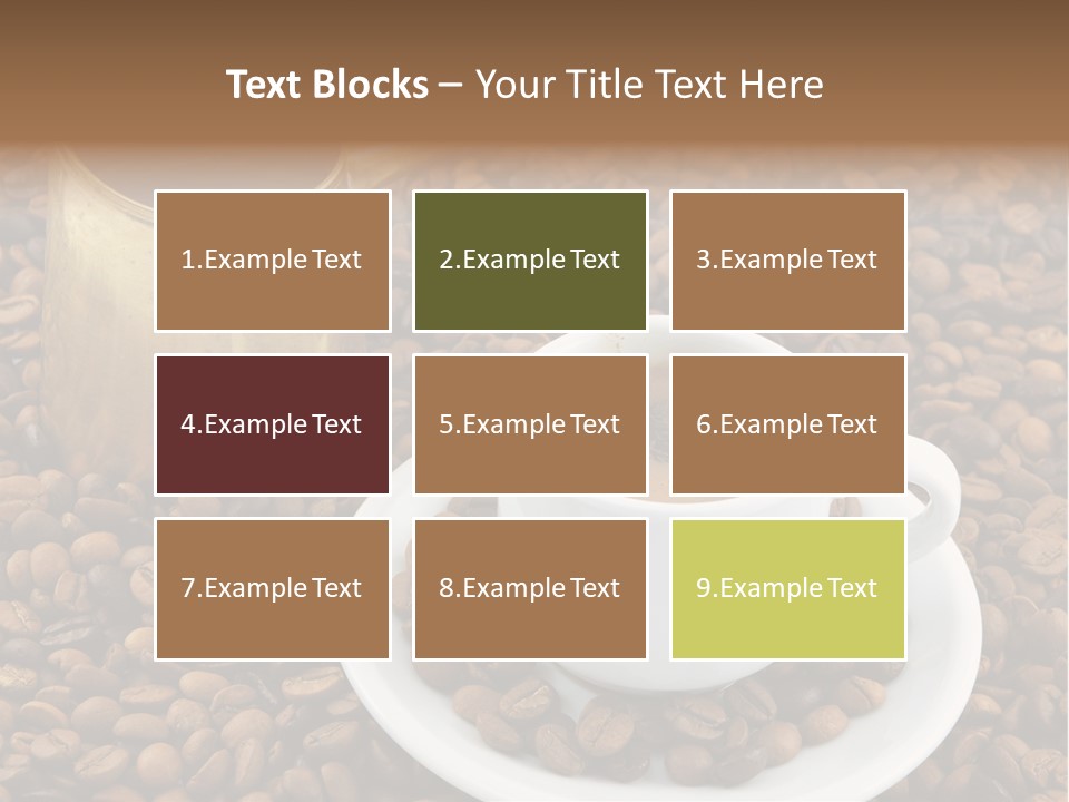 Hot Caffeine Coffee PowerPoint Template