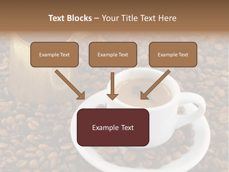 Hot Caffeine Coffee PowerPoint Template