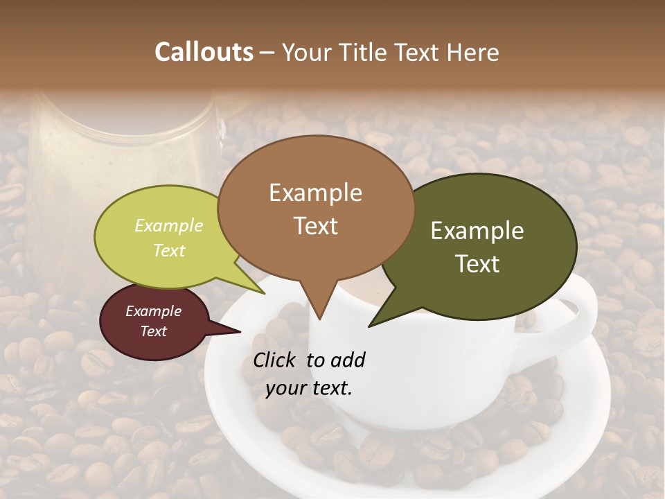 Hot Caffeine Coffee PowerPoint Template