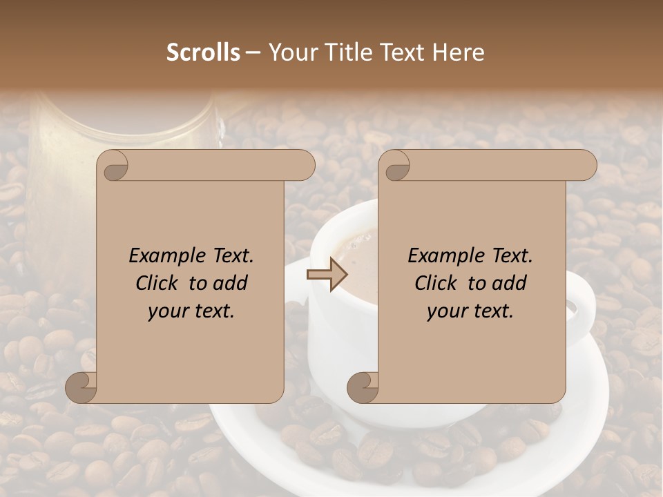 Hot Caffeine Coffee PowerPoint Template