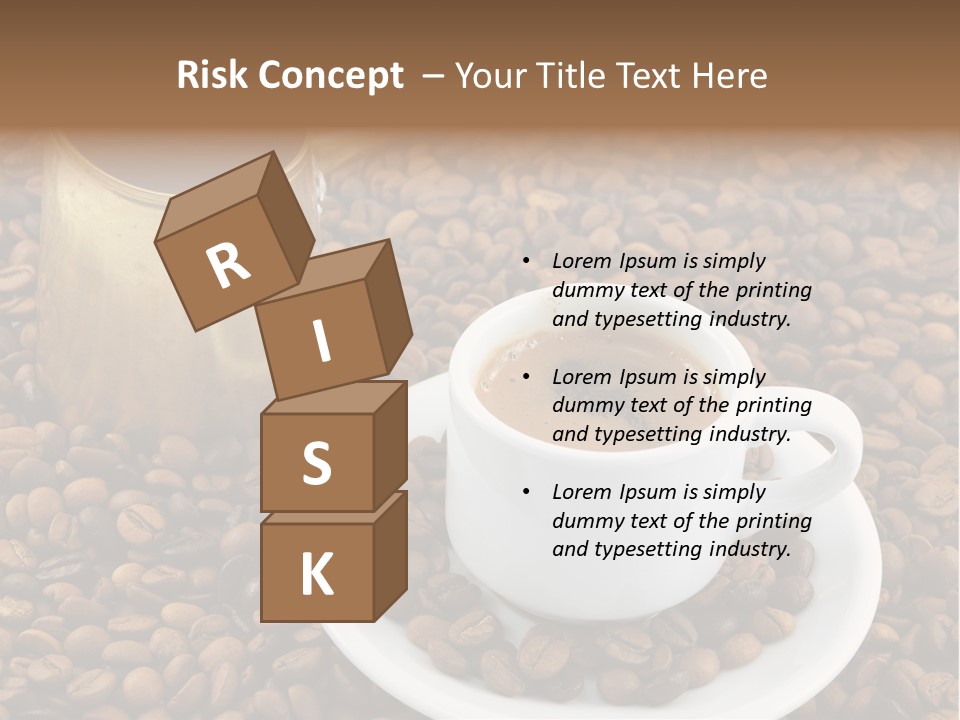 Hot Caffeine Coffee PowerPoint Template