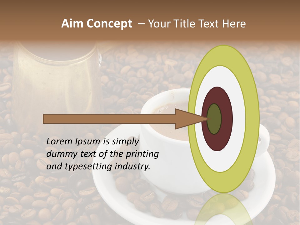 Hot Caffeine Coffee PowerPoint Template