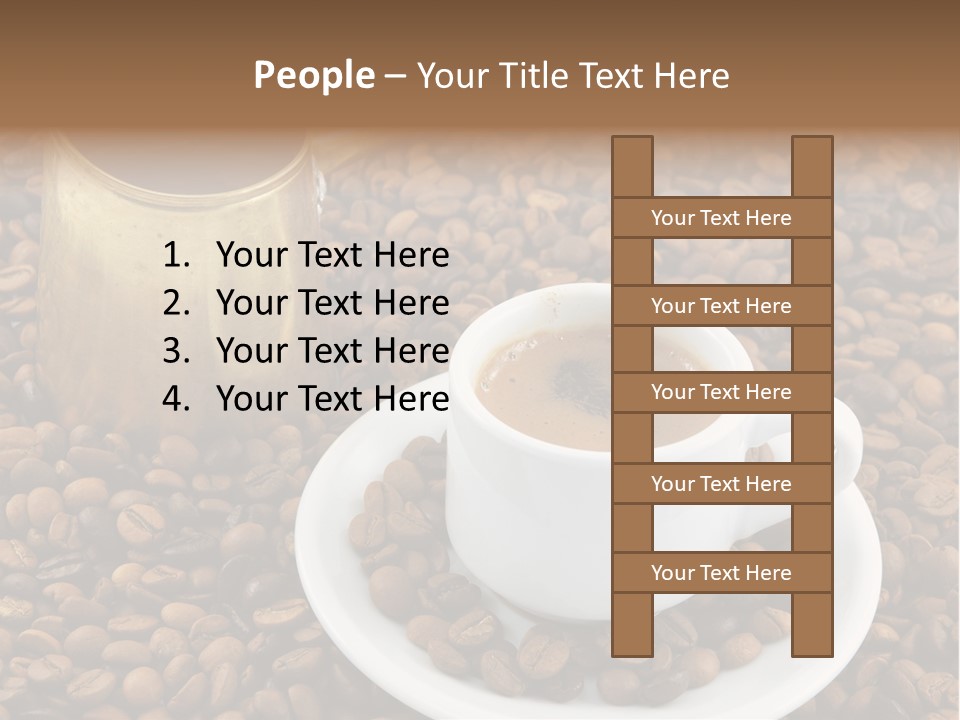 Hot Caffeine Coffee PowerPoint Template