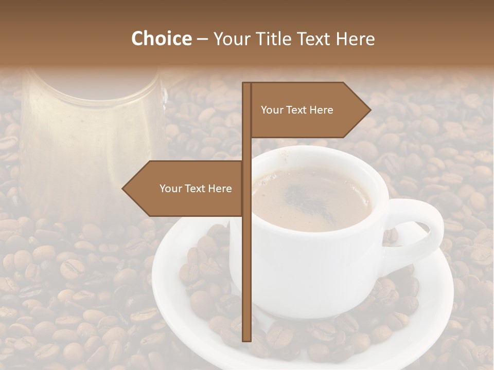 Hot Caffeine Coffee PowerPoint Template