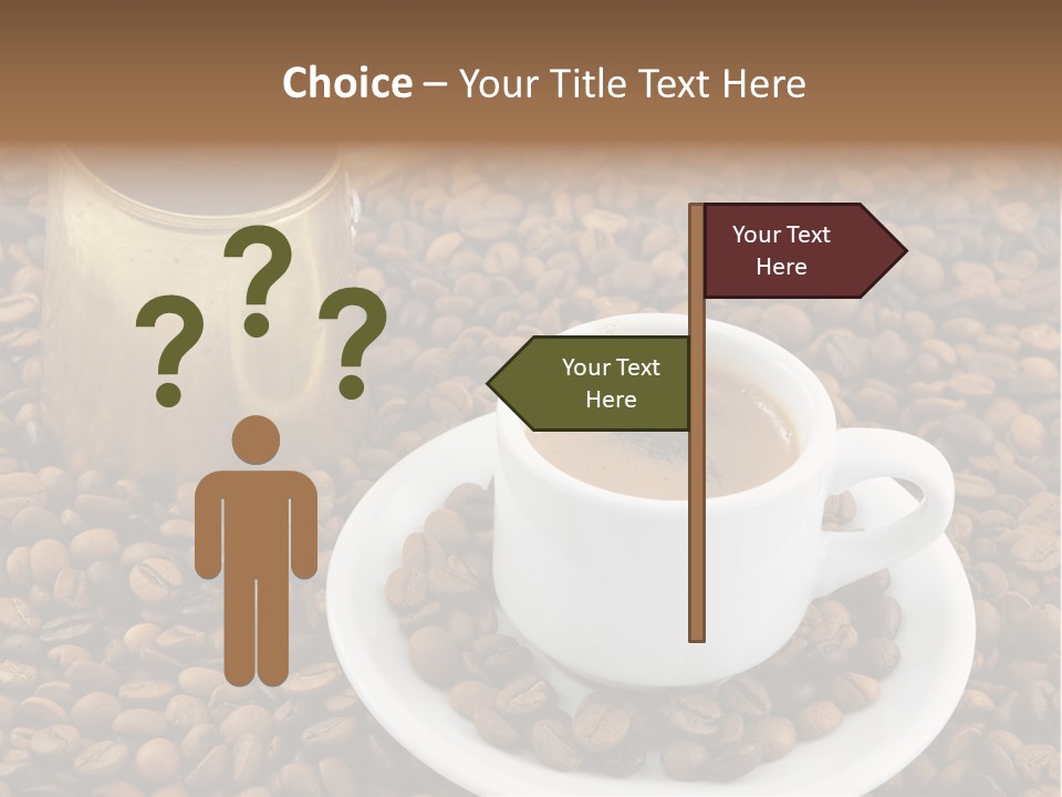 Hot Caffeine Coffee PowerPoint Template