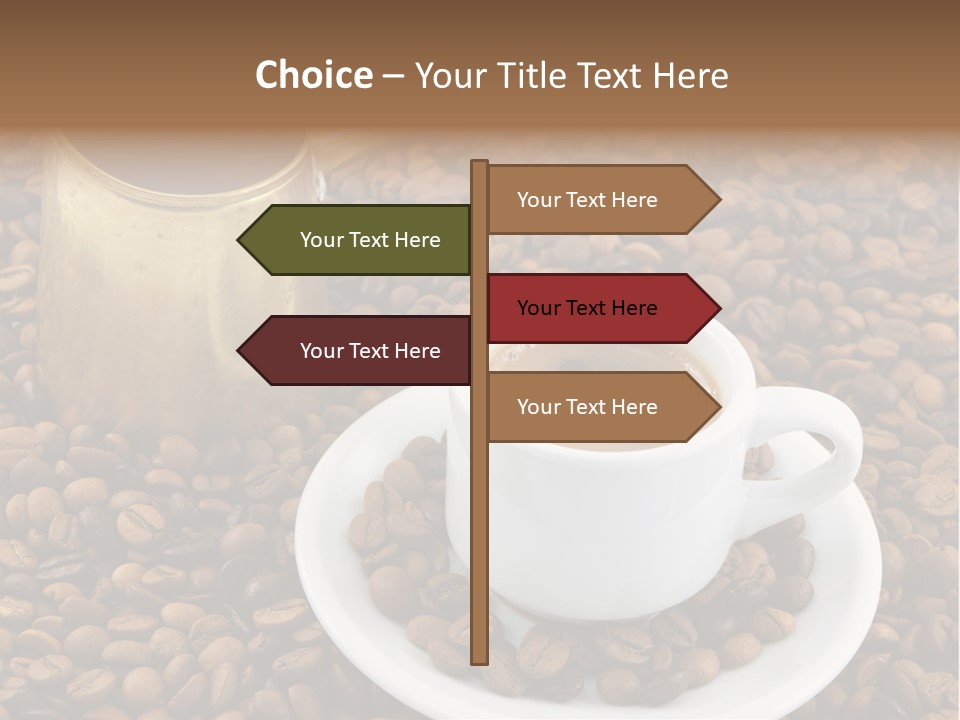 Hot Caffeine Coffee PowerPoint Template