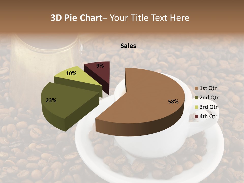 Hot Caffeine Coffee PowerPoint Template