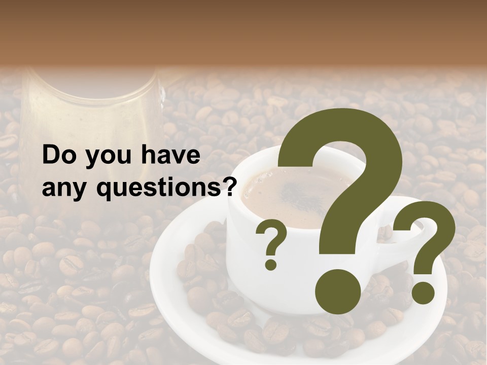 Hot Caffeine Coffee PowerPoint Template