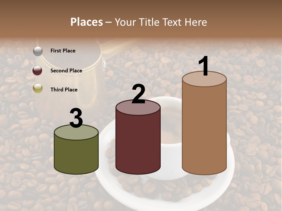 Hot Flavor Caffeine PowerPoint Template
