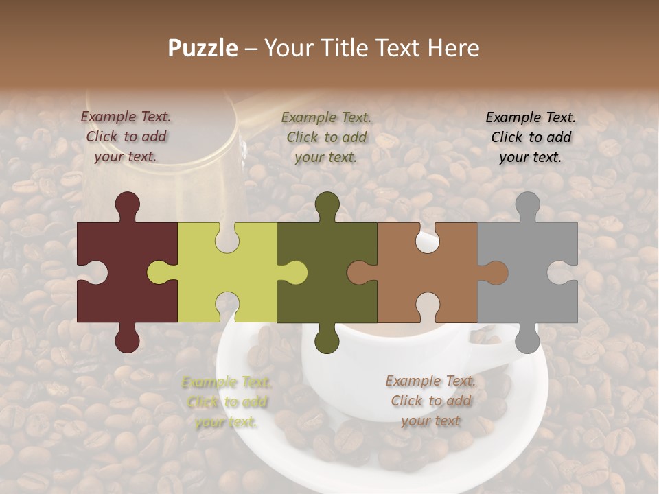 Hot Flavor Caffeine PowerPoint Template