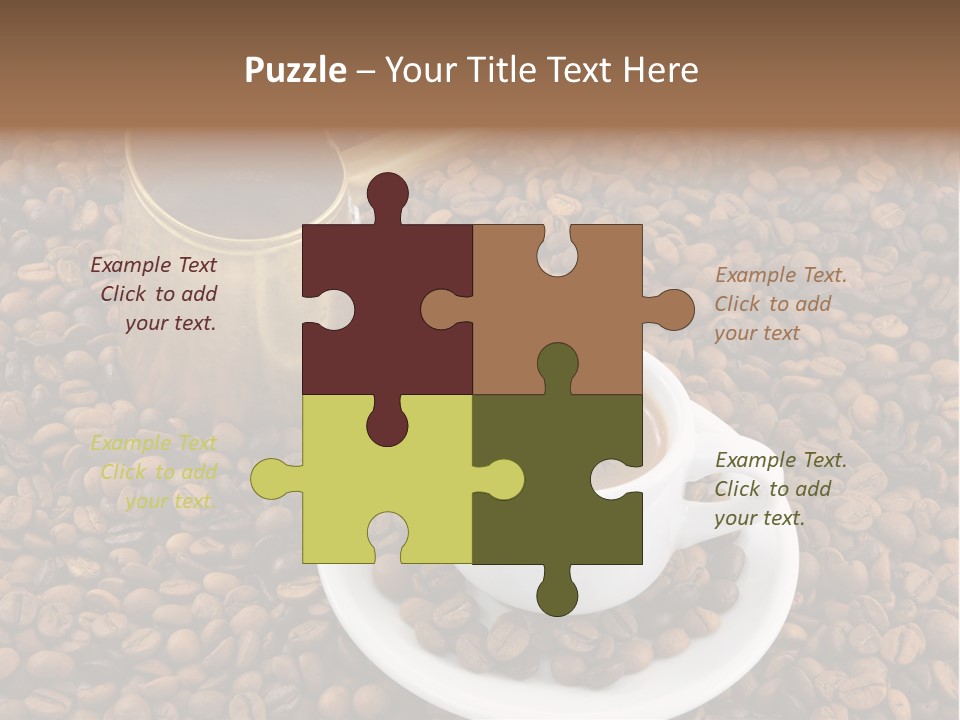 Hot Flavor Caffeine PowerPoint Template
