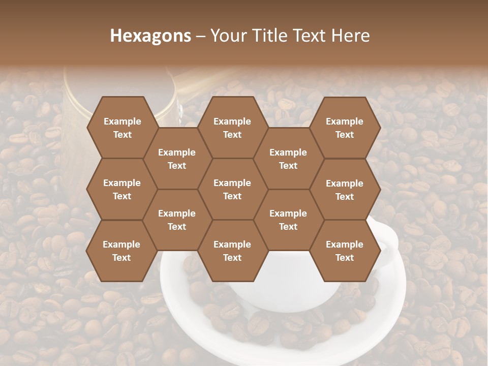 Hot Flavor Caffeine PowerPoint Template