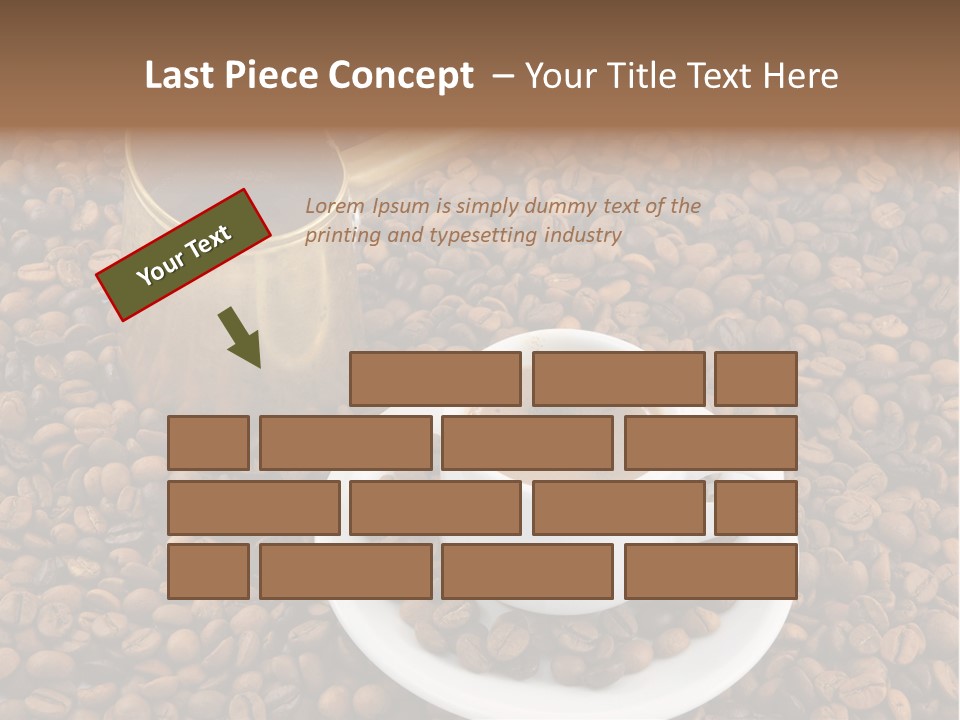 Hot Flavor Caffeine PowerPoint Template