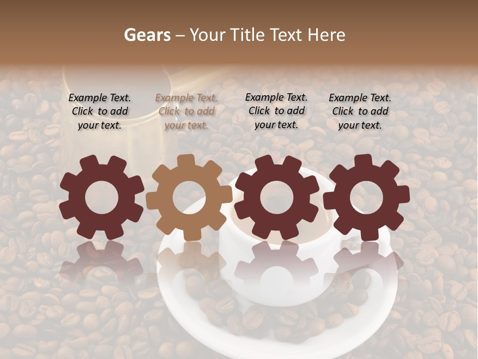 Hot Flavor Caffeine PowerPoint Template