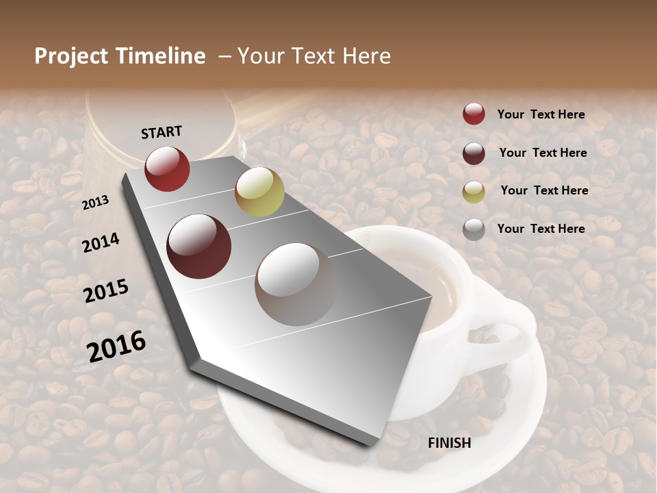 Hot Flavor Caffeine PowerPoint Template