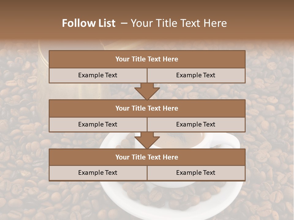 Hot Flavor Caffeine PowerPoint Template