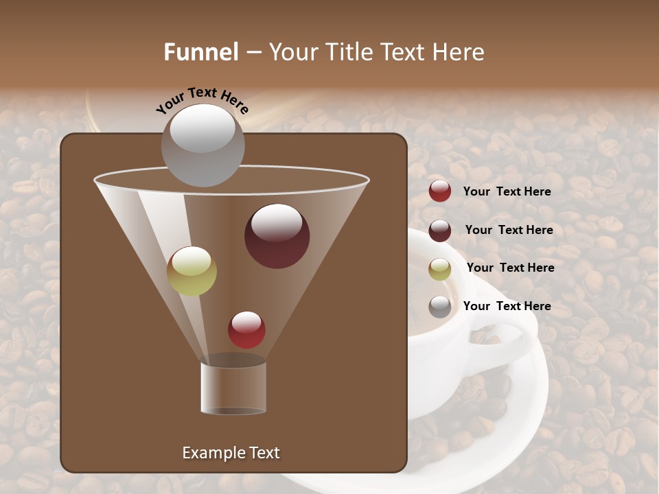 Hot Flavor Caffeine PowerPoint Template