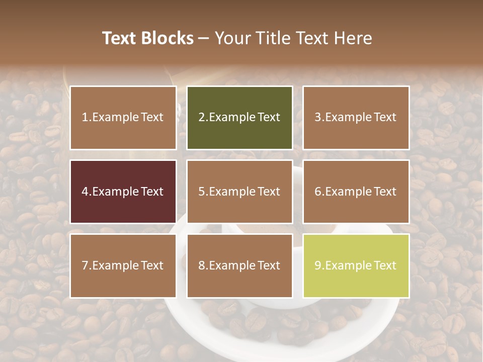 Hot Flavor Caffeine PowerPoint Template