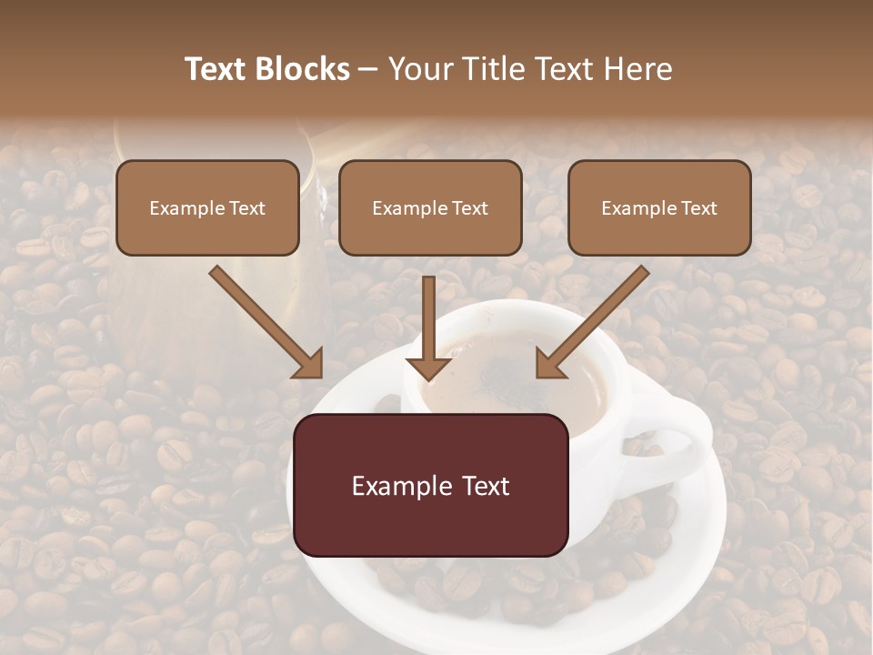 Hot Flavor Caffeine PowerPoint Template