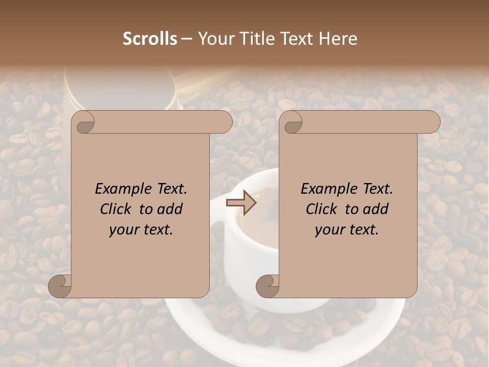 Hot Flavor Caffeine PowerPoint Template