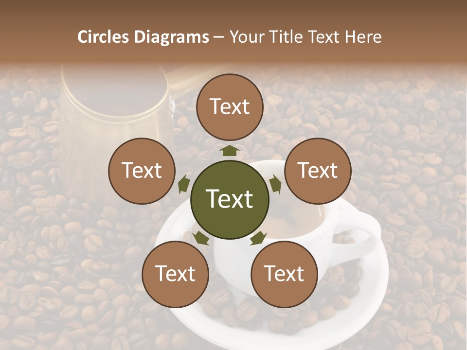 Hot Flavor Caffeine PowerPoint Template