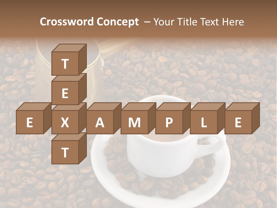 Hot Flavor Caffeine PowerPoint Template