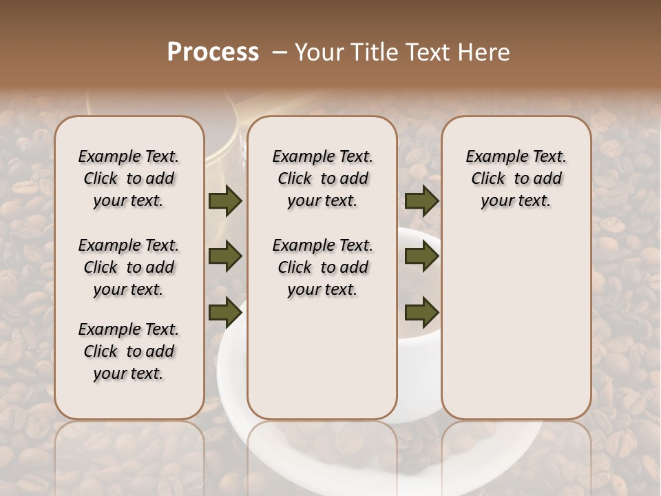 Hot Flavor Caffeine PowerPoint Template