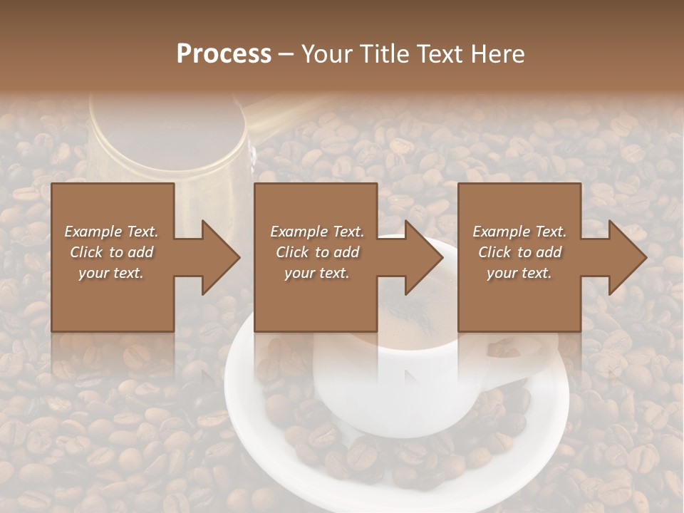 Hot Flavor Caffeine PowerPoint Template